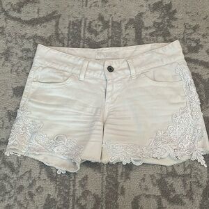 GUESS White Denim Short